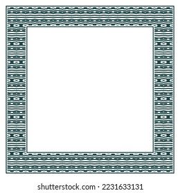 Vintage ornamental vector frame. Vector illustration template for design