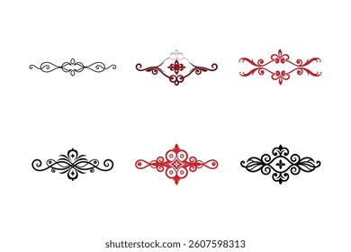vintage ornaments vector art illustrator