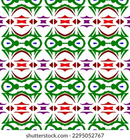 A vintage ornament-style fabric with a geometric texture would make a unique and stylish fashion illustration.