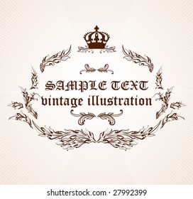 Vintage ornate