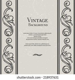 Vintage Ornate background