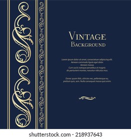 Vintage Ornate background