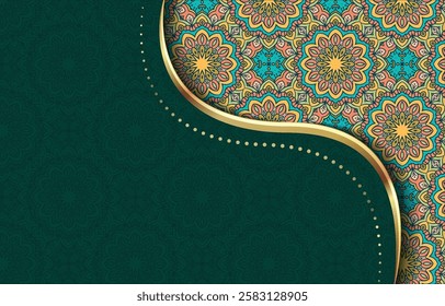 Vintage ornate background in Eastern style