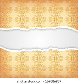 Vintage ornate background. EPS10 vector