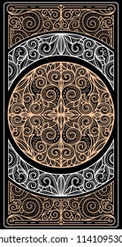Vintage ornate decorative card