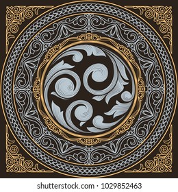 Vintage ornate decorative design