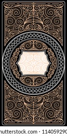 Vintage ornate decorative design