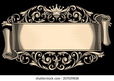 Vintage ornate decorative design