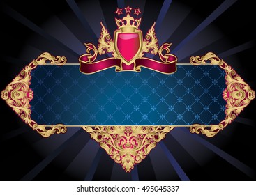 Vintage ornate decorative design