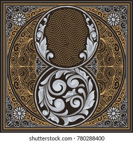 Vintage ornate decorative design