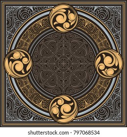 Vintage ornate decorative design