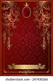Vintage ornate decorative frame