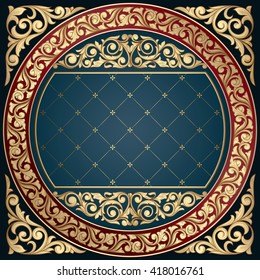 Vintage ornate decorative frame