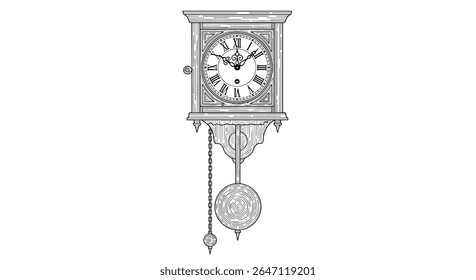 Vintage ornamentado decorativo pendurado design Uma descrição detalhada de arte intrincada