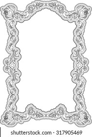 Vintage ornate frame 