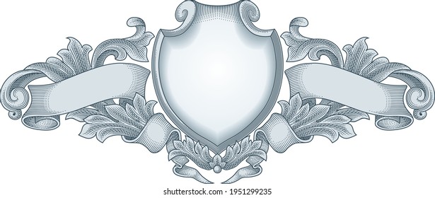 Vintage Ornate Frame vector #1035