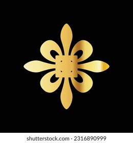 Vintage-Ornat nahtlose Grenzmuster im traditionellen russischen Stil. Goldene Ornamente von Gürteln und Spiralen, für Ihre Bedürfnisse editierbar, Web, Design, Druck, Plakat