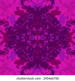 Vintage ornate seamless pattern.Vector illustration. 