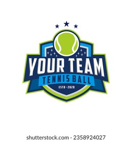 Vintage Paddle Tennis logo, paddle club logo, paddle racket and ball logo icon vector