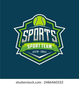Vintage Paddle Tennis logo, paddle club logo, paddle racket and ball logo icon vector