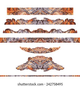 vintage page decoration elements