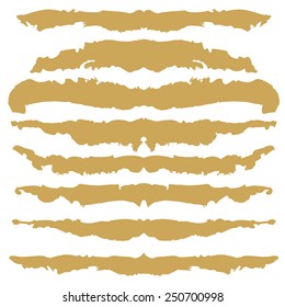 Vintage page decoration elements