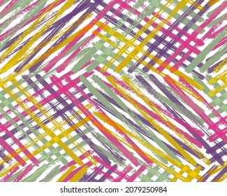 Vintage paint background vector design. Brushstroke lines bright surface. Gouache paint grunge background.
