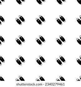 Vintage pair of eyes. Diagonal seamless pattern