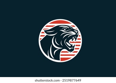 Vintage Panther Logo | Retro Panther Emblem for T-Shirts, Logos, and Merchandise | Powerful Panther Mascot Design