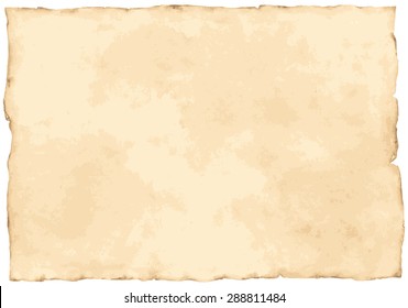 Vintage paper background isolated on white. vector