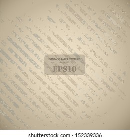 Vintage paper background with stripe pattern - Vector illustration