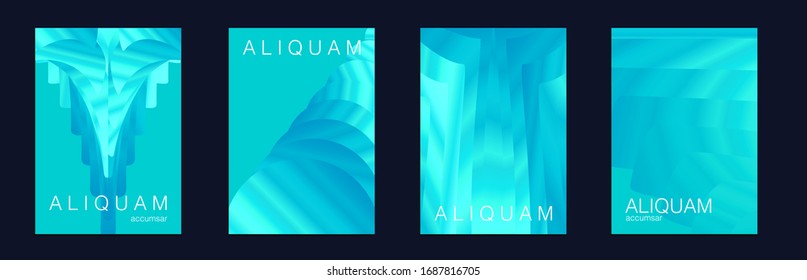 Textura de degradado de papel pintado. El Flyer de lujo es ligero y elegante. Tapa de salpicaduras de metal líquido. Fondo cósmico del negocio. Diseño minimal clásico azul e índigo fluido. Etiqueta de aceite metálico.