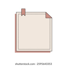 Vintage Paper Note Templates Illustration