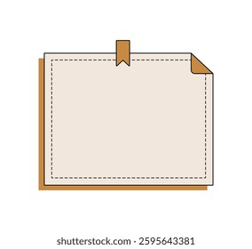 Vintage Paper Note Templates Illustration