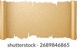 vintage paper scroll mockup realistic aged parchment