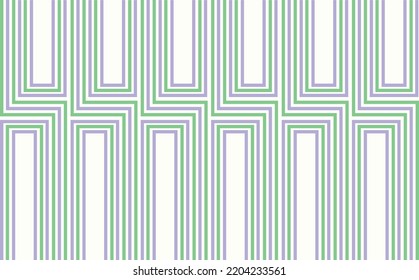 Vintage pastel blue and green stripes fill background. Line pattern background for design template.
