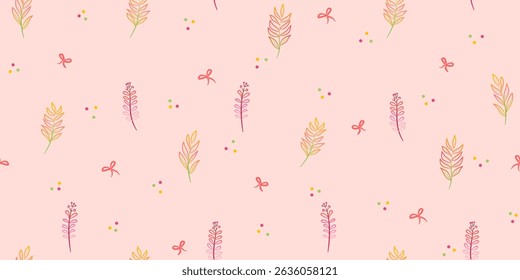 Vintage pastel floral pattern, flower seamless pattern with small style. Hand drawn flower background, small flower pattern design. Ditsy floral print for fashion textile.