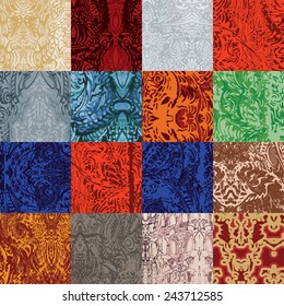 Vintage patchwork texture