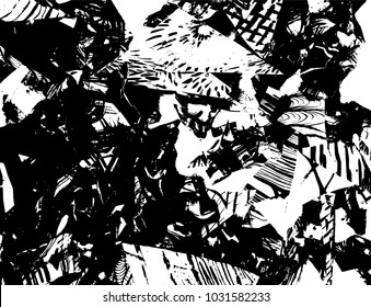 Vintage pattern. Abstract background with triangles.