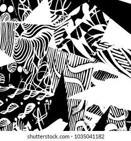 Vintage pattern. Abstract background with triangles.