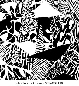 Vintage pattern. Abstract background with triangles.