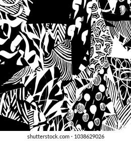 Vintage pattern. Abstract background with triangles.