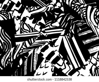 Vintage pattern. Abstract background with triangles.