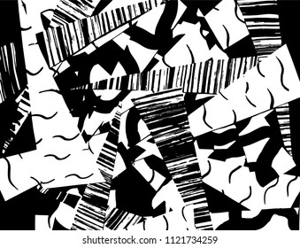 Vintage pattern. Abstract background with triangles.