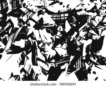 Vintage pattern. Abstract background with triangles.