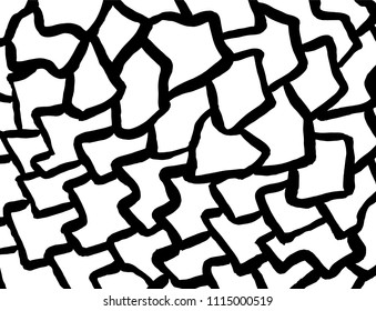 Vintage pattern. Background. Brush. Vector.