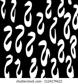 Vintage pattern. Background. Brush. Vector.