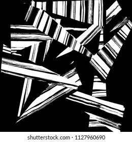 Vintage pattern. Background. Brush. Vector.