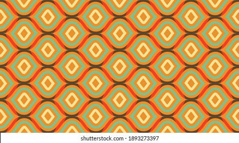 Vintage pattern background.  Classic delicate geometry design.  Creative luxury graphic art decor. Seamless vector pattern. 