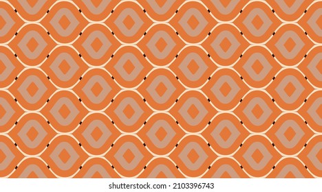 Fondo de patrón de cosecha.  Textura clásica de rayas de moda retro.  Fondo de diseño de interiores de azulejos repetitivos.  Patrón vectorial sin cable. 